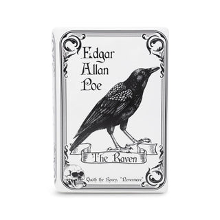 The Raven Large Book Vase White 5.5" W x 8"H