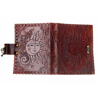 Sun / Moon Leather Journal 5" x 7"