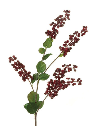 Berry Spray Burgundy 30"