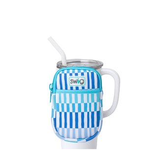 Mega Mug Pouch- Glacier Stripe