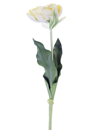 Fresh Touch Double Tulip Stem Yellow 23.5"