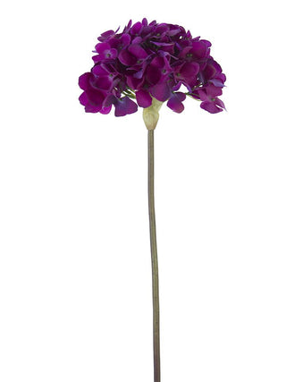 Fresh Touch Hydrangea Stem Violet Purple 21"