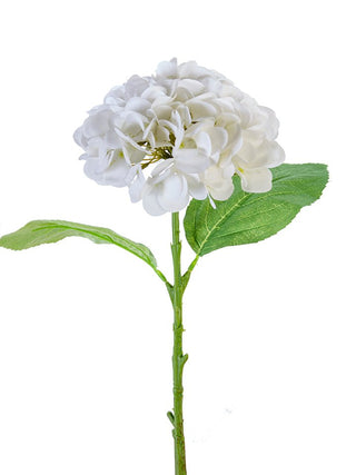 Real Touch Hydrangea Spray White 19"