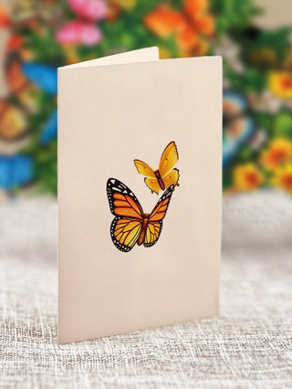 Mini Butterflies & Buttercups Pop-Up Greeting Card