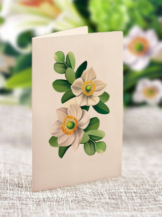 Ivory & Sage  Pop-up Greeting Card