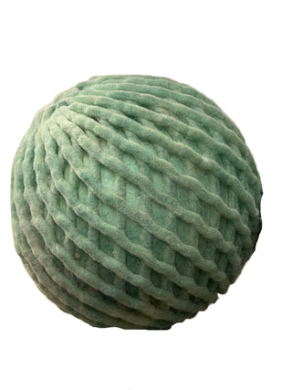 Ball Grid Ornament Mint 4"