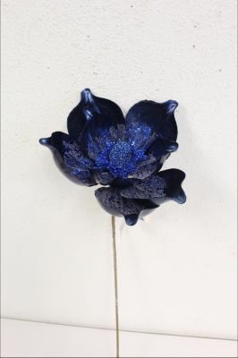 Magnolia Stem Royal Blue 23"