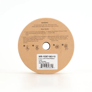 Lurex Wired Ribbon Gold 2 1/2" x 10Yd