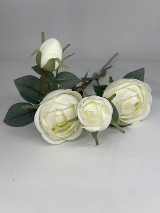 Rose Spray White 28"