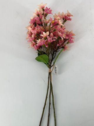 Cluster Mini Flower Bundle (x3) Purple 18"