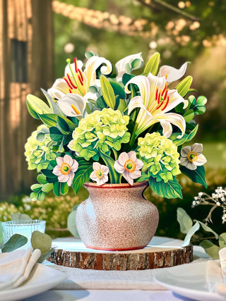 Ivory & Sage  Pop-up Greeting Card