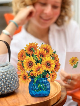 Mini Sunflower Pop-Up Greeting Card