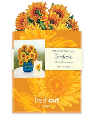Mini Sunflower Pop-Up Greeting Card