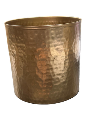 Gold Iron Cylinder 7x7"