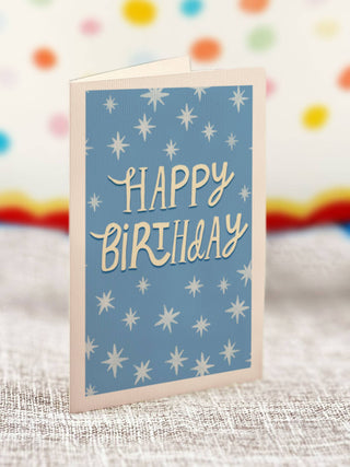 Mini Confetti Birthday Cake Mini Pop-up Greeting Card