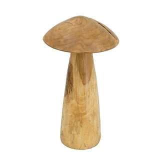 Teak Mushroom Décor 15.5" - Lg