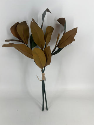 Magnolia Leaf Bundle x3 Green 21"