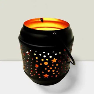 Windsor Black And Gold Lantern 4" X 3"