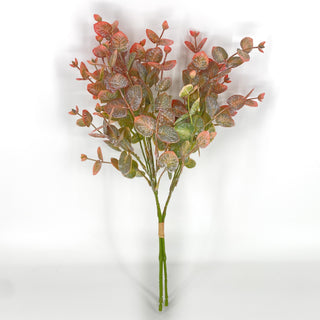 Heart Leaf Bundle Green/Pink 18"