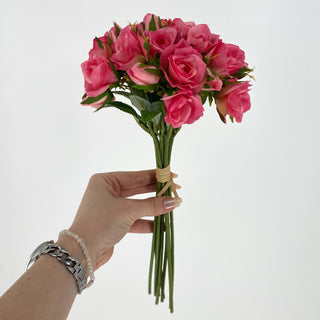 Rose Bundle Hot Pink 12"