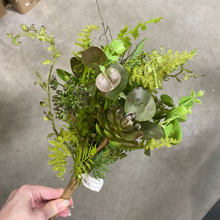 Mixed Foliage & Succulent Bundle 24"