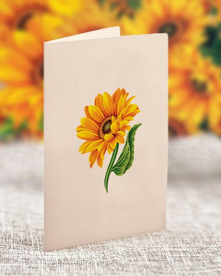 Mini Sunflower Pop-Up Greeting Card