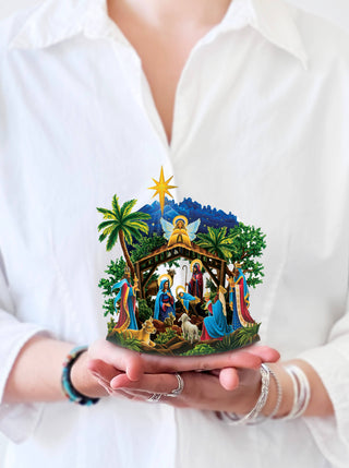 Mini Nativity Mini Pop-up Greeting Cards