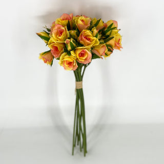 Rose Bundle Yellow 12"