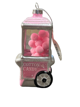 Cotton Candy Machine Ornament 4"