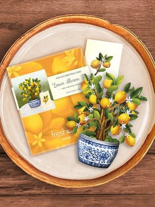Mini Lemon Tree Pop-Up Greeting Card