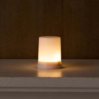 Fia Flame LED Candle w/ Remote & 6 Hr Timer WH 2.75"x3"