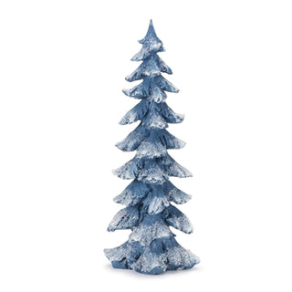 Resin Snowy Tree Blue 18" - Extra Large
