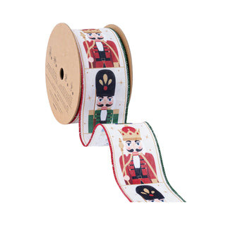 Wired Ribbon Nutcracker 2 1/2 x 10Yd