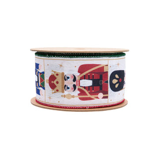 Wired Ribbon Nutcracker 2 1/2 x 10Yd