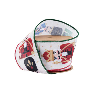 Wired Ribbon Nutcracker 2 1/2 x 10Yd