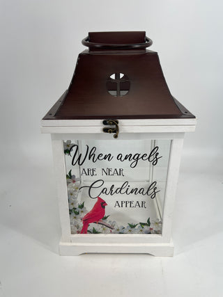 Angels Are Near Lantern 17" - Large