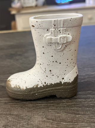 White Resin Rainboot 4.25"