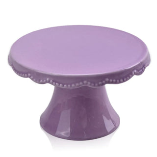 Pastel Cake Plate Purple 5.6"