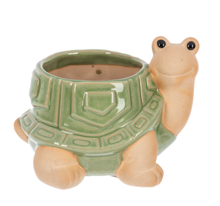 Turtle Planter Ceramic 4"x5"