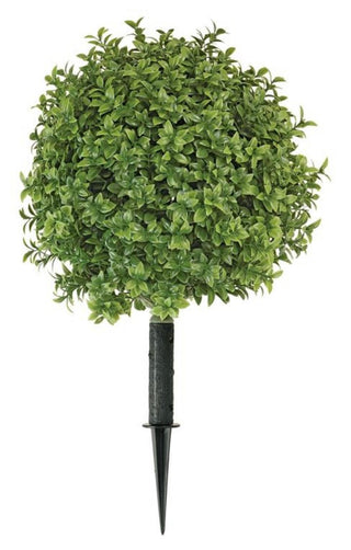 UV Boxwood Ball Bush w/ Stake 22"