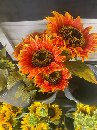 Sunflower Bush Orange 22"