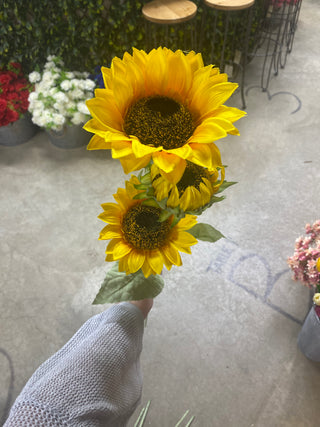 Sunflower Spray Yellow 36"