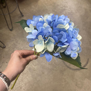 Hydrangea Stem Blue 18"