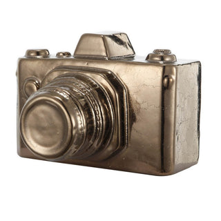 Bronze Camera Figurine 6" x 5" x 4"