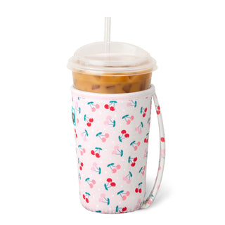 Iced Cup Coolie 22oz- Cherry Pie