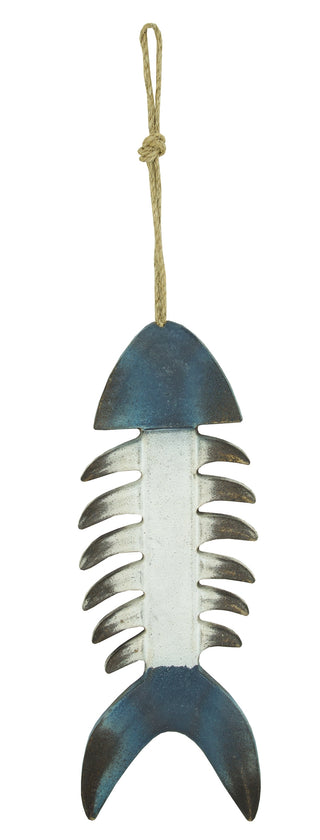 Hanging Wood Fishbone 3.75"W x 11"H
