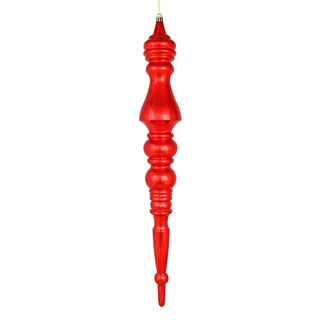 Mercury Finial Ornament Red 20"