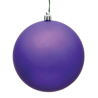 UV Purple Matte Ball Ornament 4" (Bag of 6)