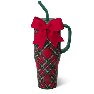 Mega Mug 40oz- Christmas Plaid