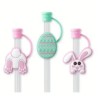 Straw Topper Set- Bunny Trail